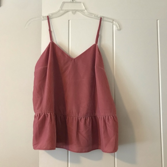 J. Crew Tops - NWOT J Crew Velvet peplum cami top